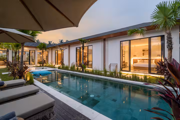Private pool at Villa Bahagia Ubud